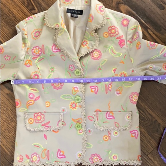 NWOT- Silk Land blazer coat, - Picture 6 of 8